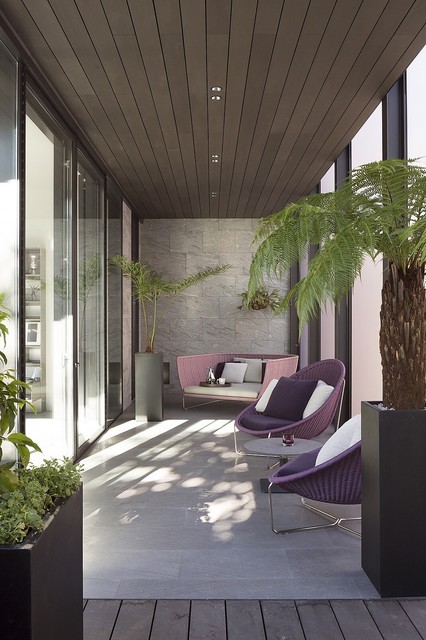 NT house modern-wintergarten