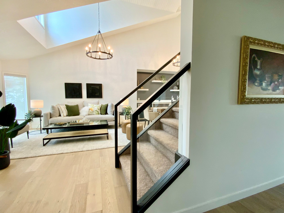 Woodbine Modern Farmhouse - Farmhouse - Living Room - Calgary - by ...