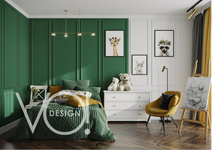 Проект: кухня, гостиная , детская для девочки 9 лет, спальня для юноши 17 лет