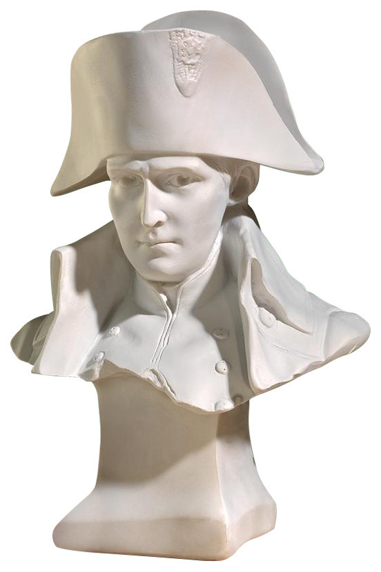 Sculptures Figurines French Emperor Napoleon Bonaparte Bonded Marble Design Toscano Sculptural Bust Home Garden Gefradis Fr