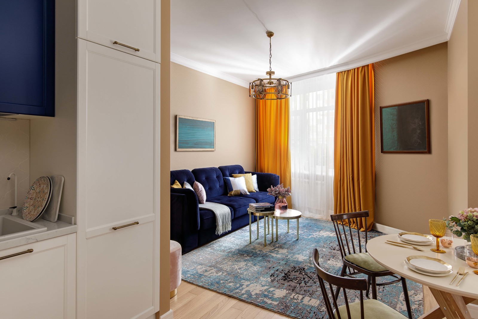 Квартира на берегу реки-Москвы. Совместный проект Вари Шалито и Рады Кобук