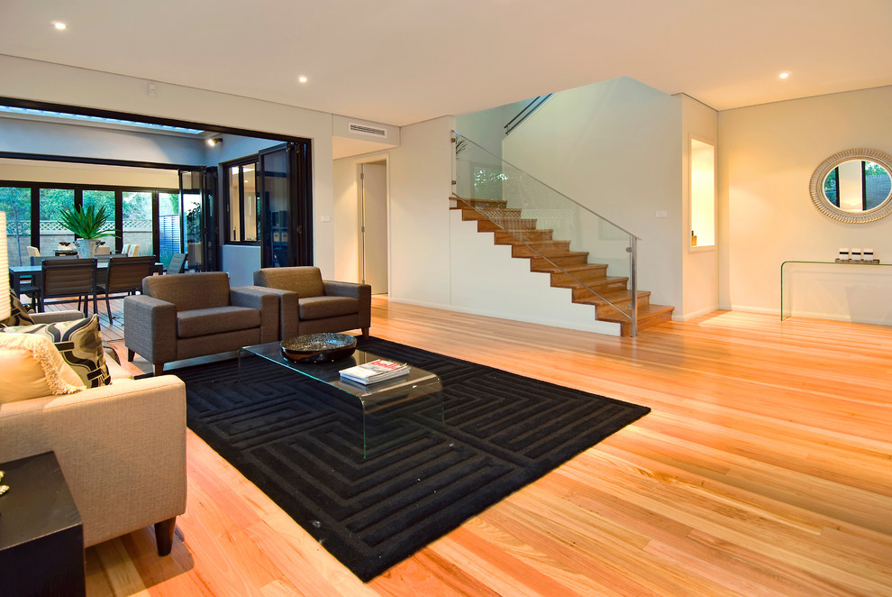 Inspiration for a modern home design remodel in Sydney