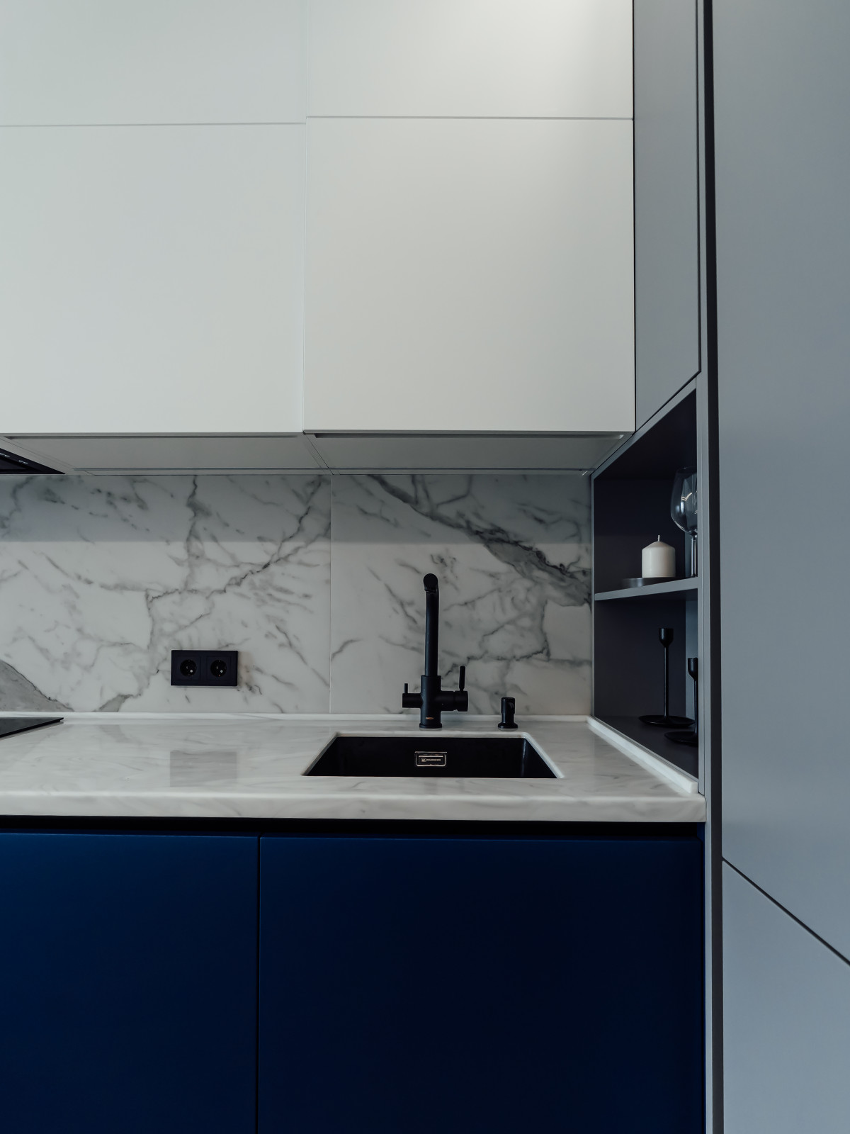 Меблировка студии ЖК "D1" Москва