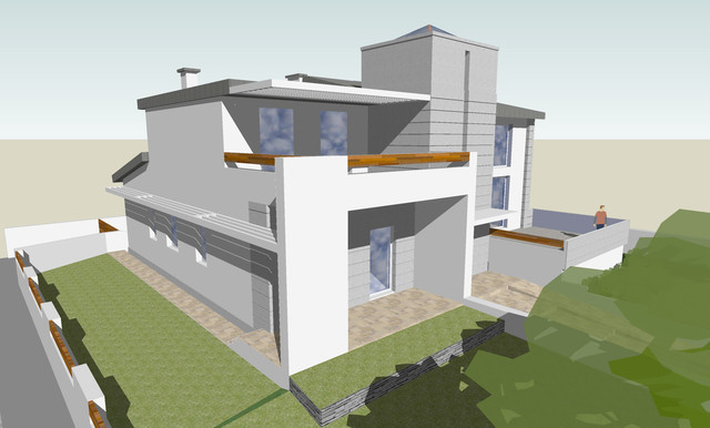Edificio residenziale Cento - FE contemporary-ytbehandling