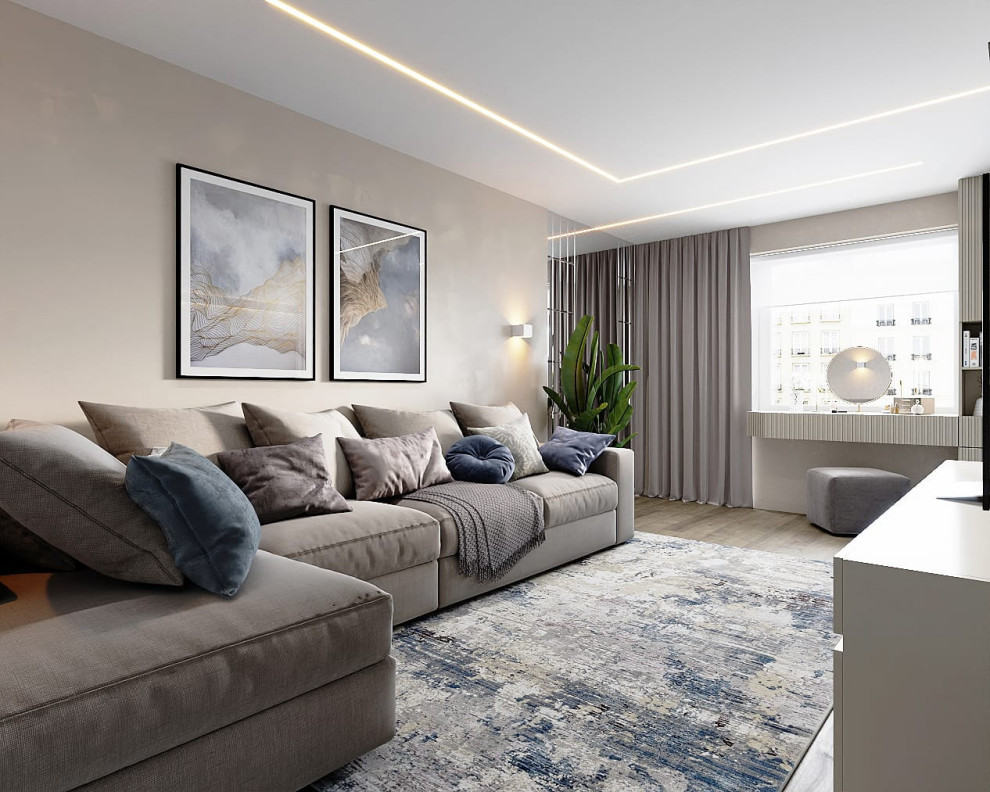 Светлая квартира 60 м2.