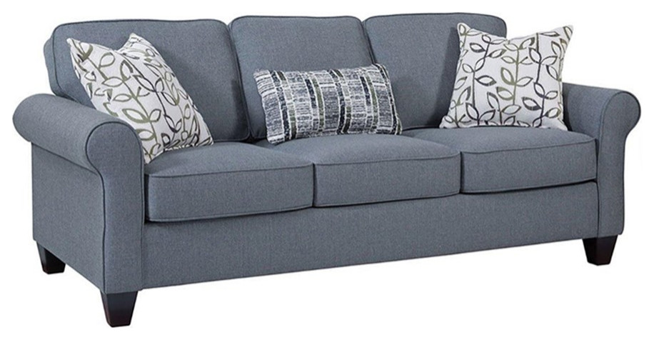 American Furniture Classics 8-010-A330V16 Classic Cottage Blue Sofa