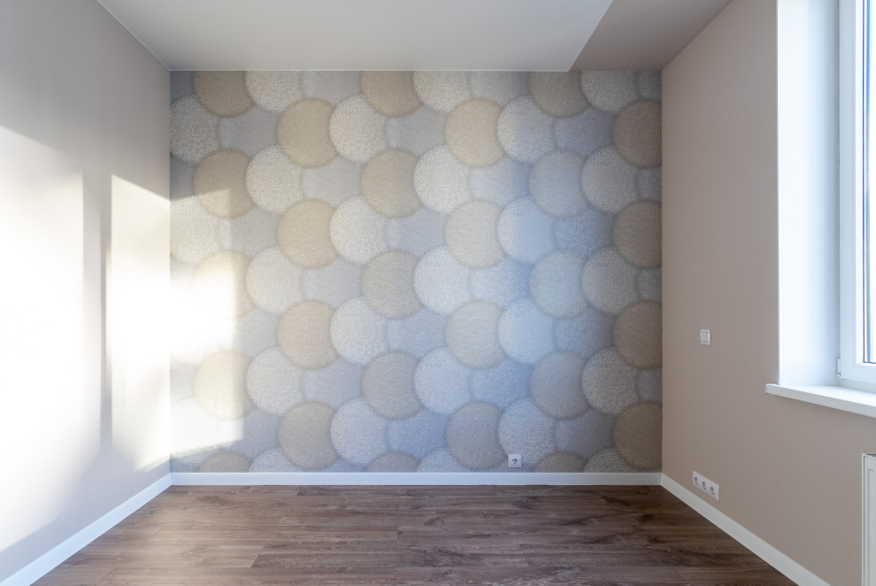 Как из однушки 45 кв.м сделать двушку с гардеробом и акцентной изумрудной кухней