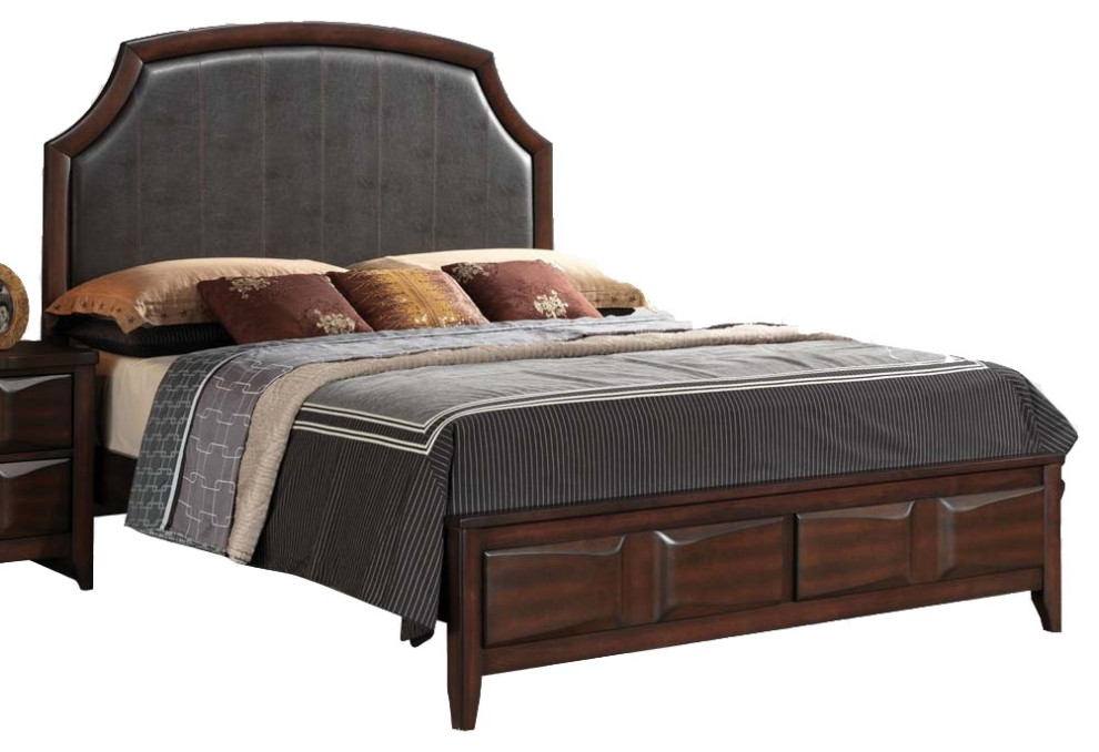Emma Mason Signature SilverFox Platform Queen Bed in Espresso