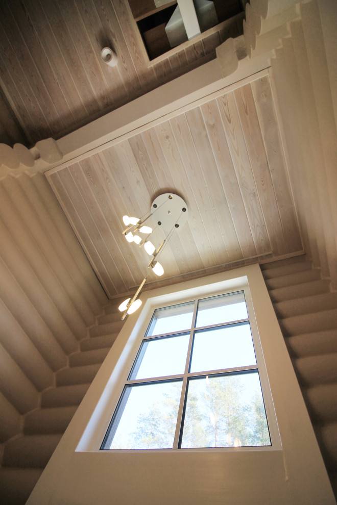 Срубовой коттедж в Рощино