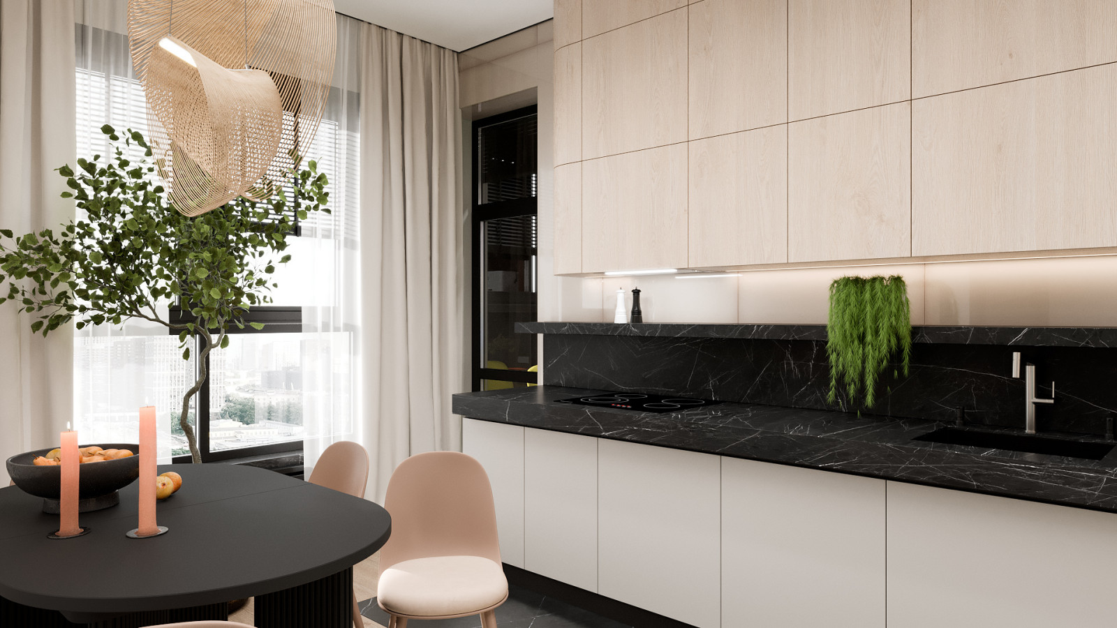 Дизайн-проект квартиры жк "Сидней сити", 92,8 кв.м, 2023 год