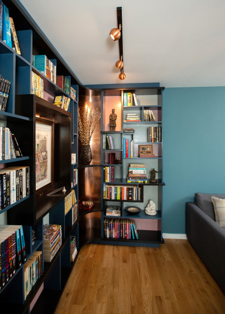 Comic Haven Bookcase eclectic-family-room