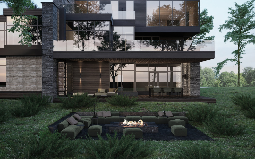 Дуплекс на две семьи , общей площадью 800м2