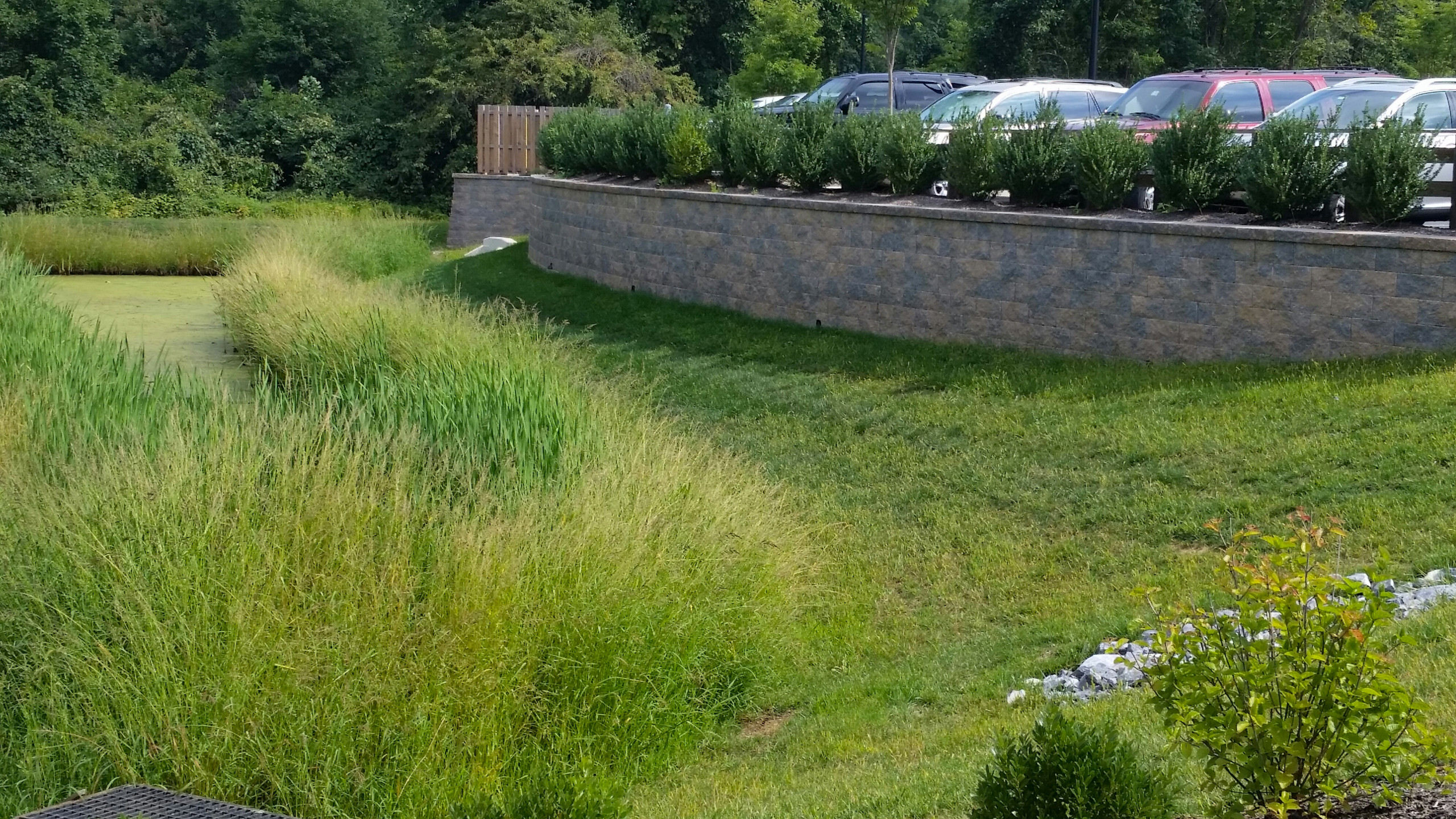 Assisted Living Retaining Wall