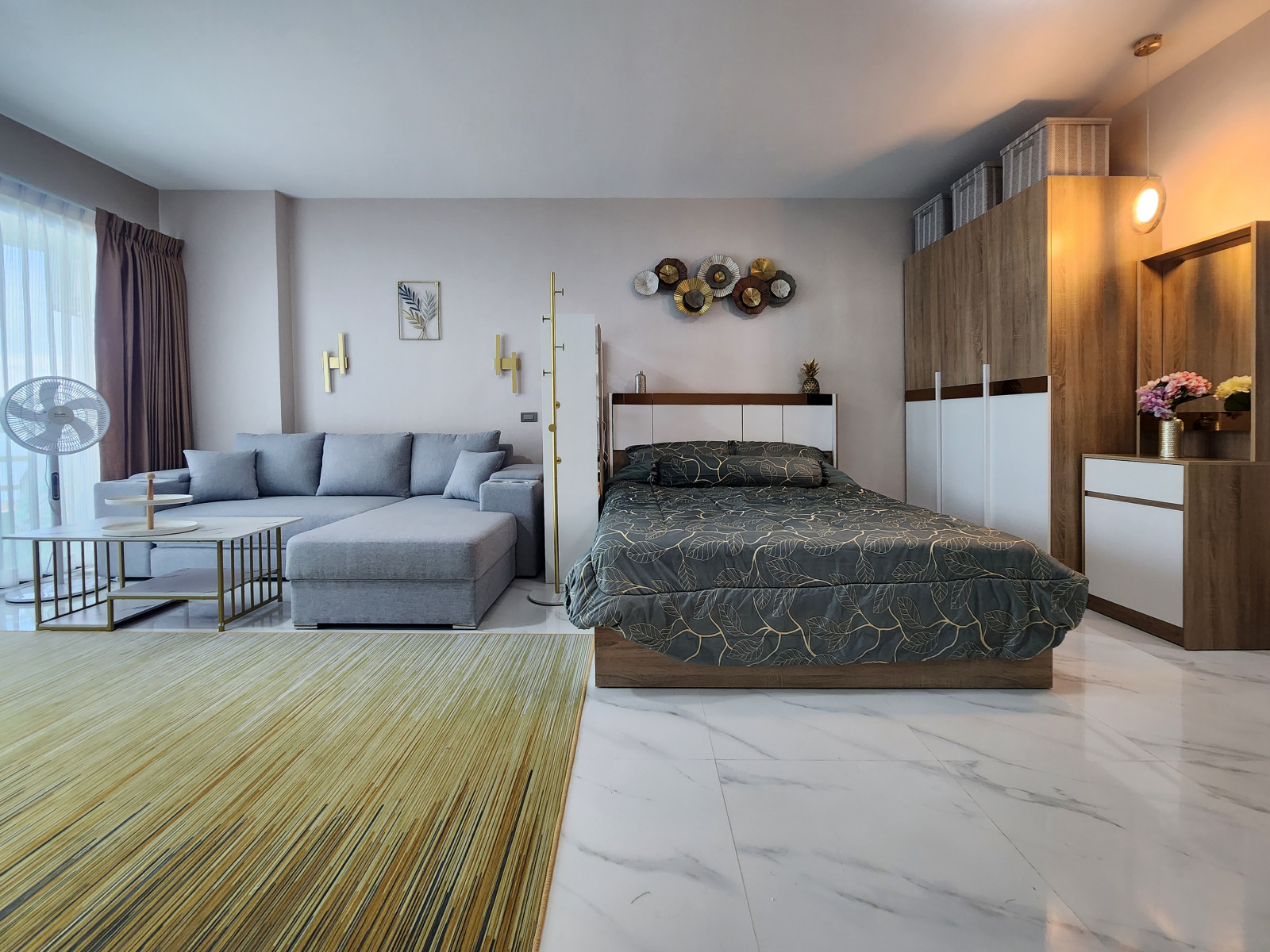 Дизайн проект студии 48м2 "под ключ"