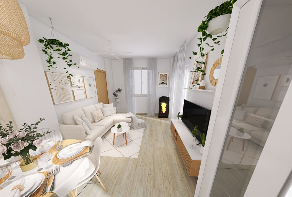 PROPUESTA 3D PARA DISEÑO SALÓN-COMEDOR