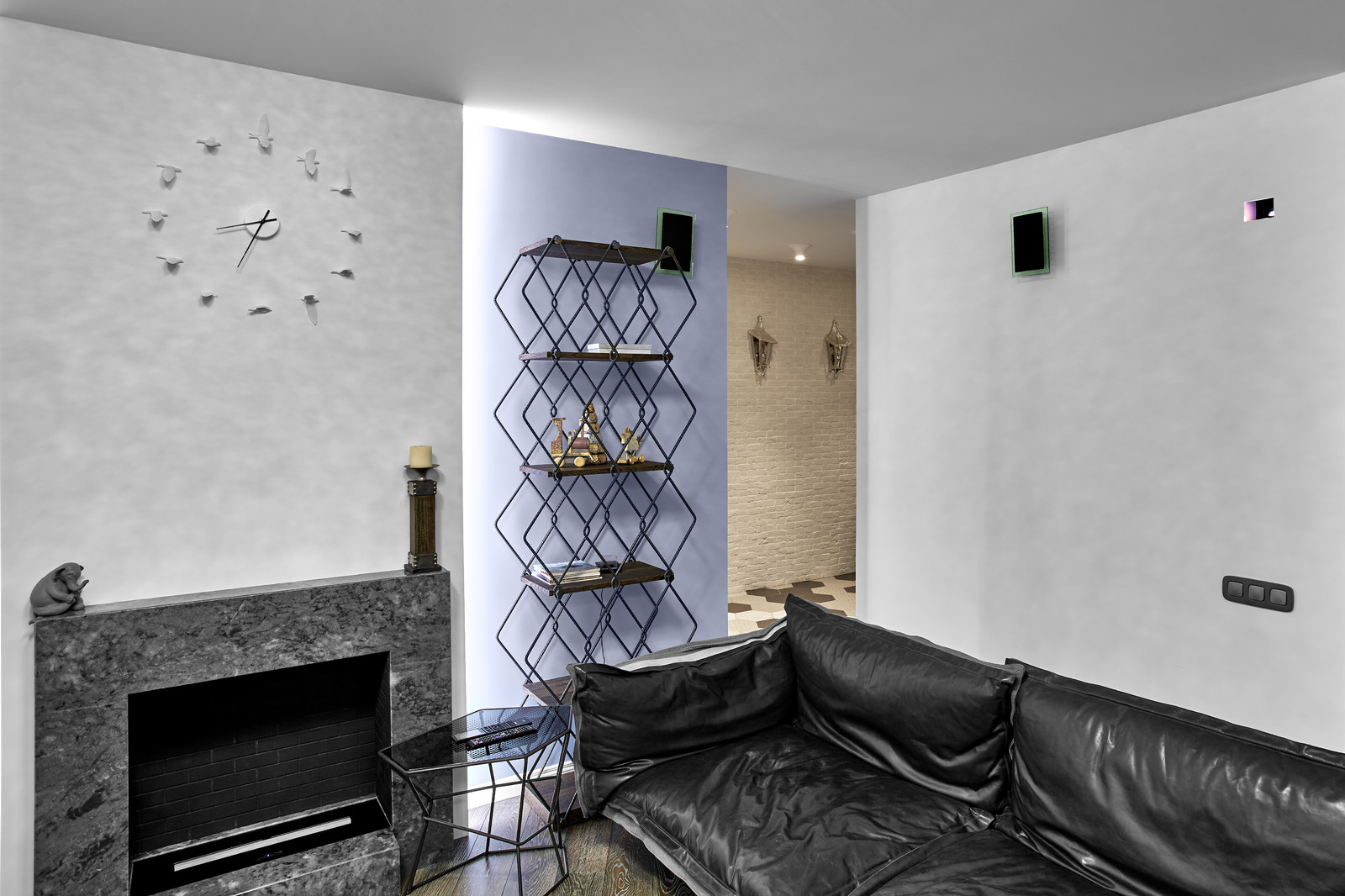 Кинотеатр с камином