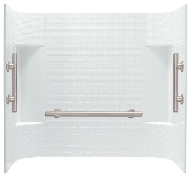 Sterling Accord Vikrell Bathtub Wall Surround Contemporary Shower