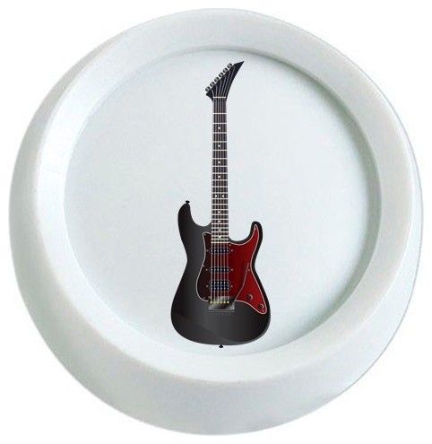 Black And Red Guitar Rotary Dimmer Knob Contemporary Ceiling