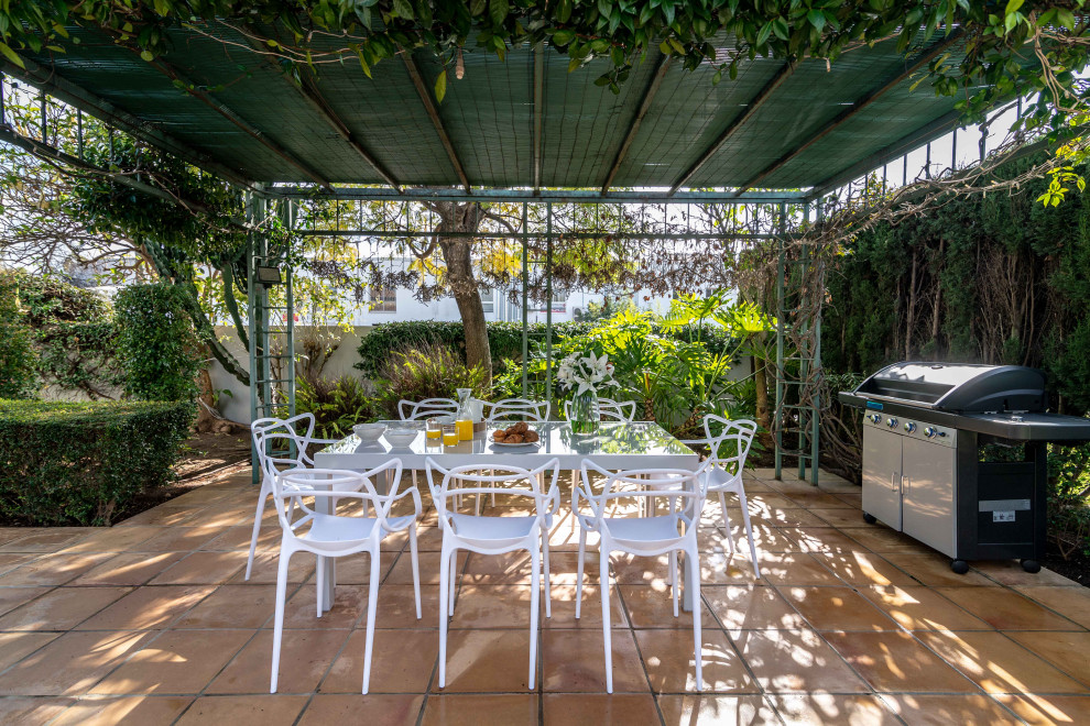 Diseño de jardín mediterráneo extra grande