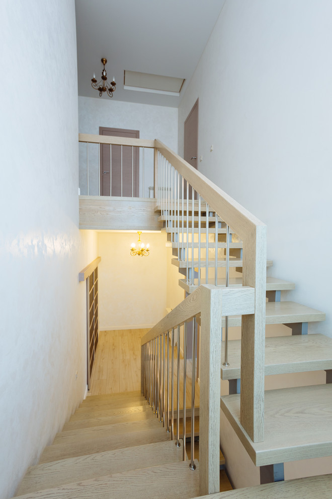 Деревянная лестница в частном доме по ул. Новоилларионовская г. Чебоксары