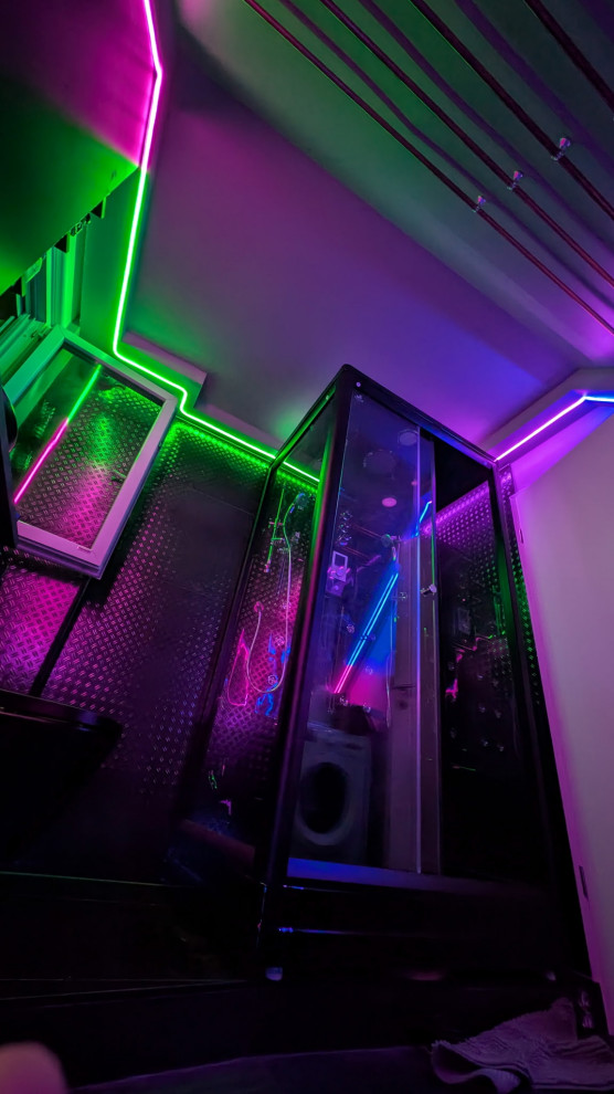 Salle de bain CYBER punk