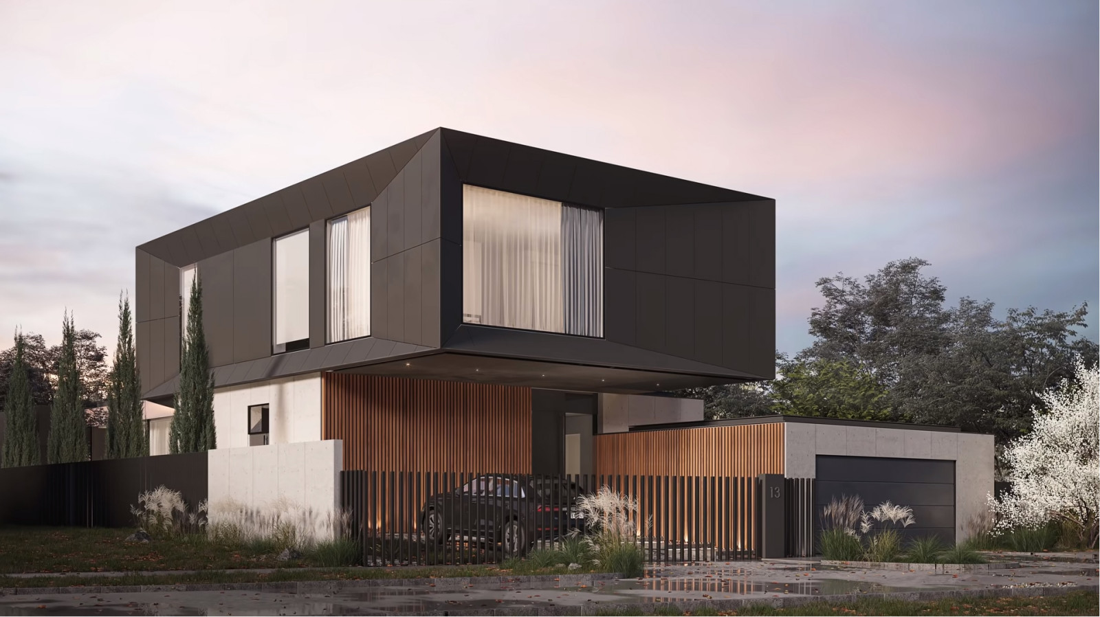 Дом в современном стиле со СПА комплексом