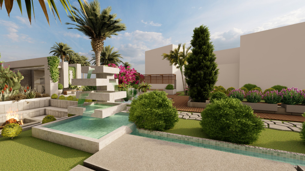 Oman-Muscat Garden Design - CGI