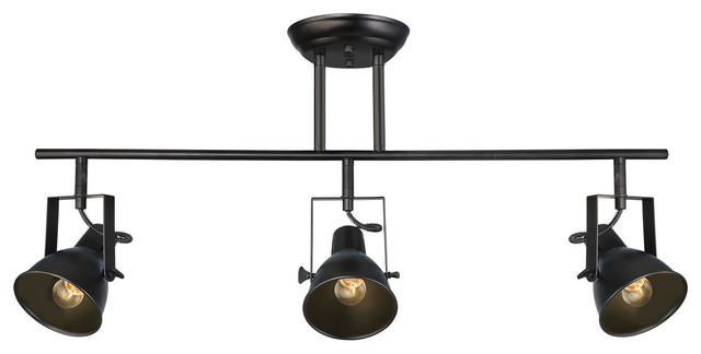 Lnc Adjustable Ceiling Lights 3 Light Track Ceiling Lamp Black