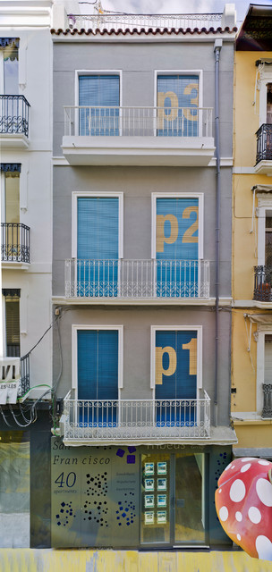 San Francisco 40 Apartments medelhavsstil-fasad
