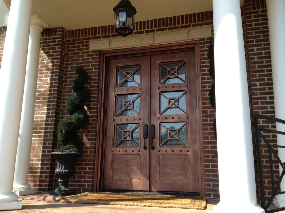 Iron Doors & Double Doors Transitional Entry Atlanta by