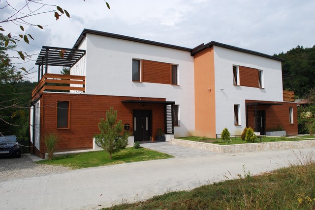 Duplex trendy-hus-og-facade