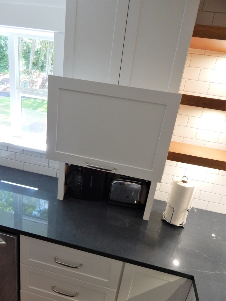 Inspiration for a transitional home design remodel in Seattle