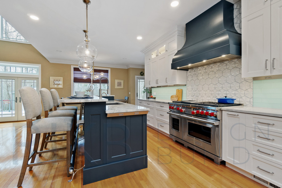 Transitional kitchen photo in Providence