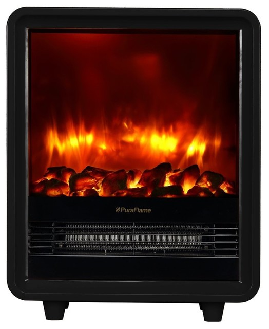 Puraflame 12 Octavia Electric Fireplace Heater Midcentury