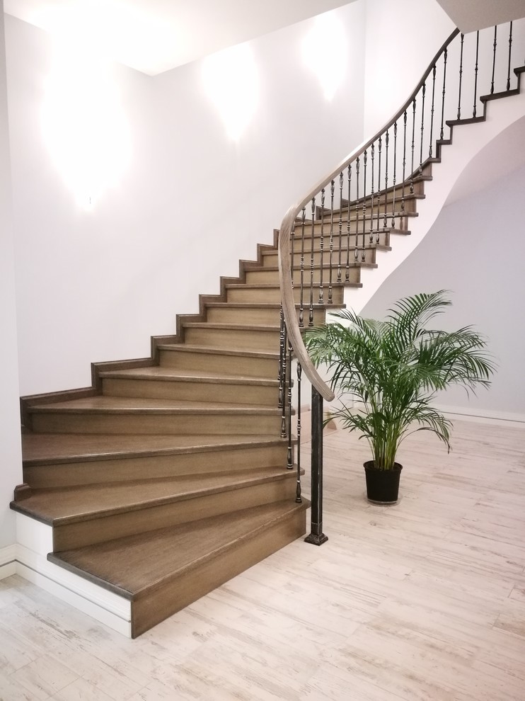 Лестница в стиле фьюжн