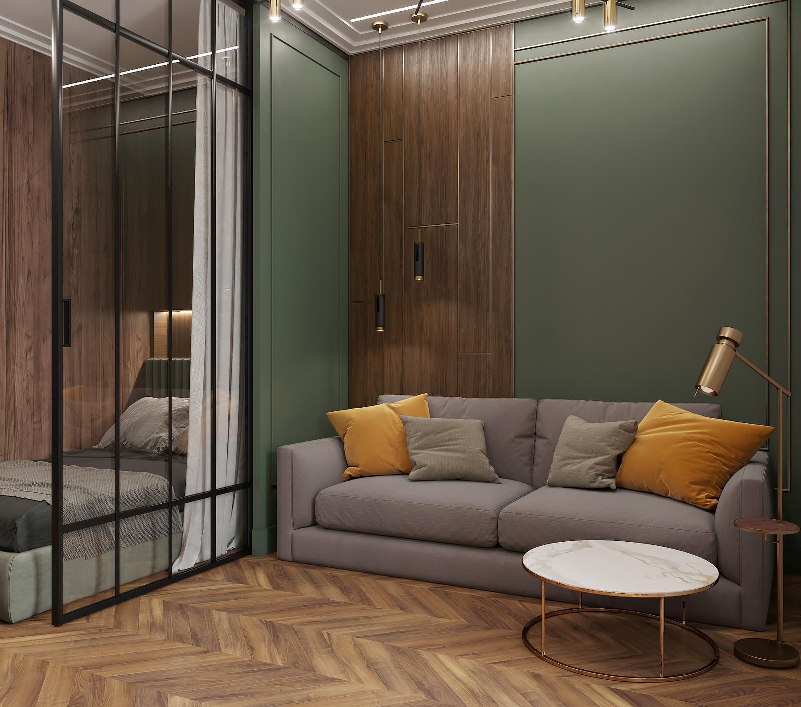 ЖК Ситипарк = однокомнатная квартира. Лофт и декор