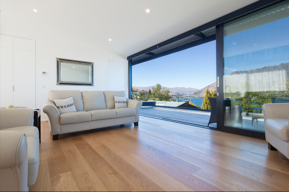 Photo of a modern living room in Auckland.