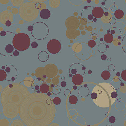Burgundy Circles Shelf Paper Drawer Liner Contemporary Drawer