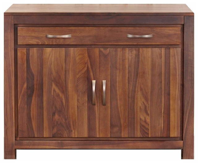 Solid Walnut Hidden Home Office
