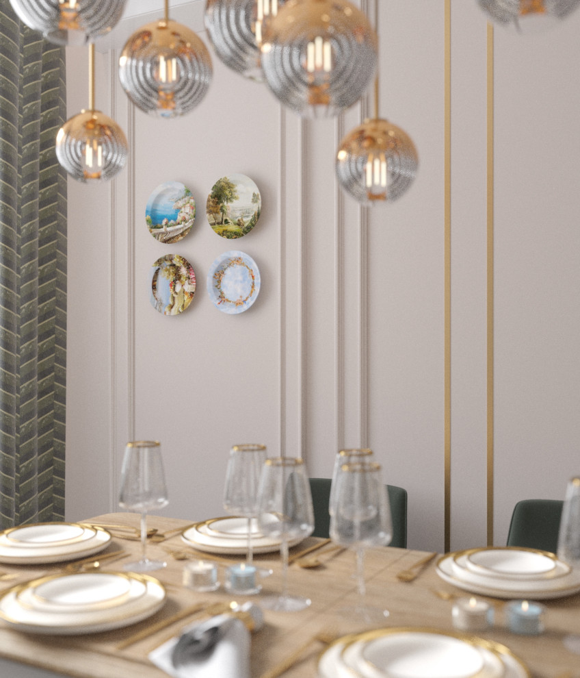 Нежная квартира неоклассика