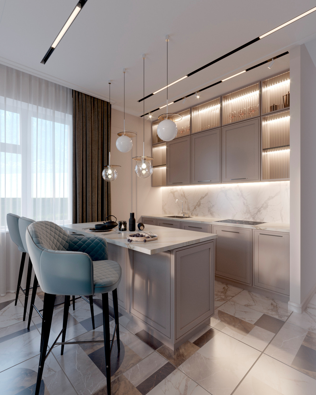 Коттедж в стиле современной классики