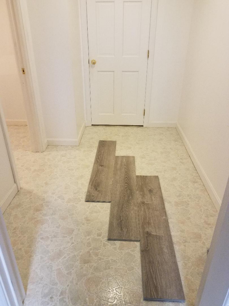 80's Basement Bathroom Floor update