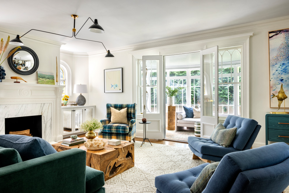 Summit, NJ - Old Meets New - Transitional - Living Room - New York - by ...