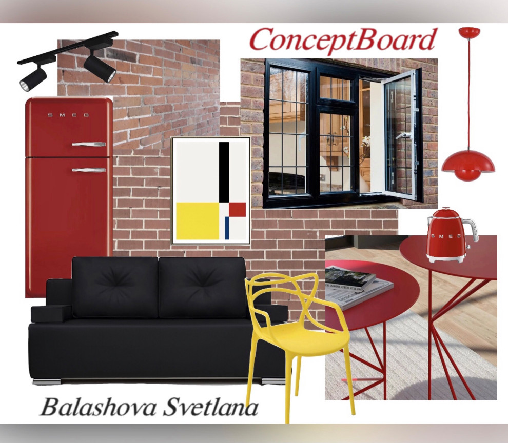 Яркий лофт в центре Москвы