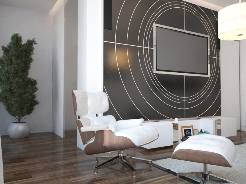 Чёрно белый минимализм