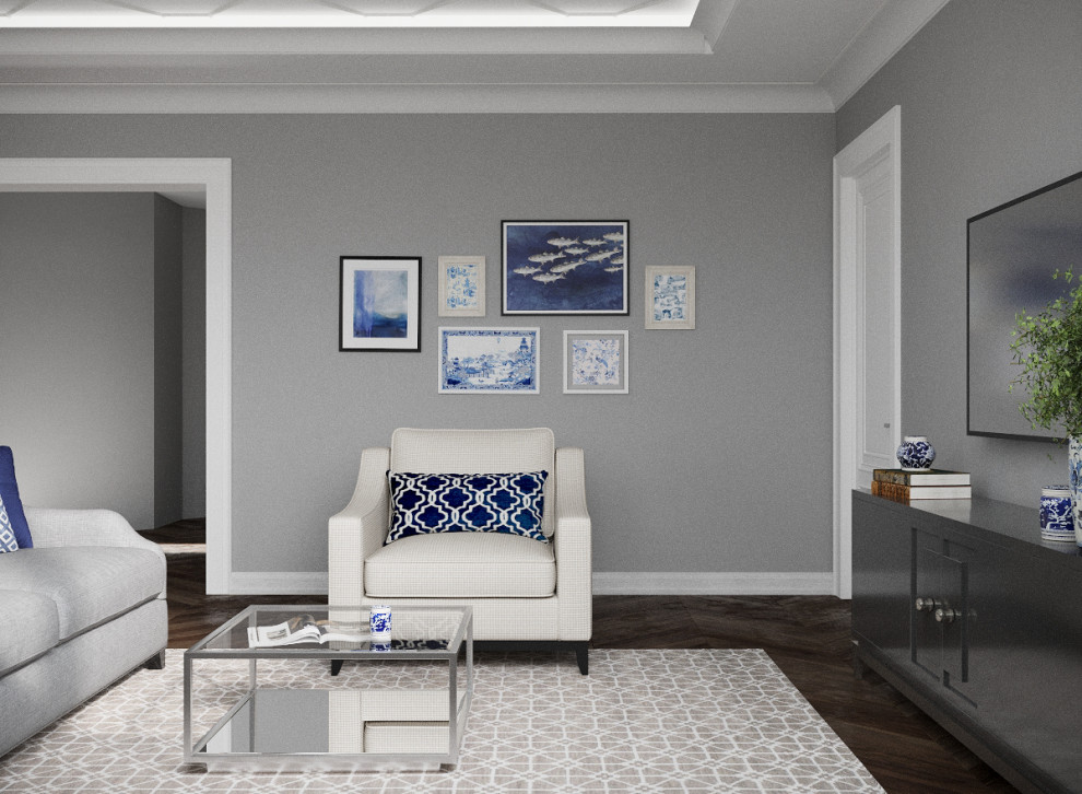 Дизайн-проект частного дома в стиле неоклассика