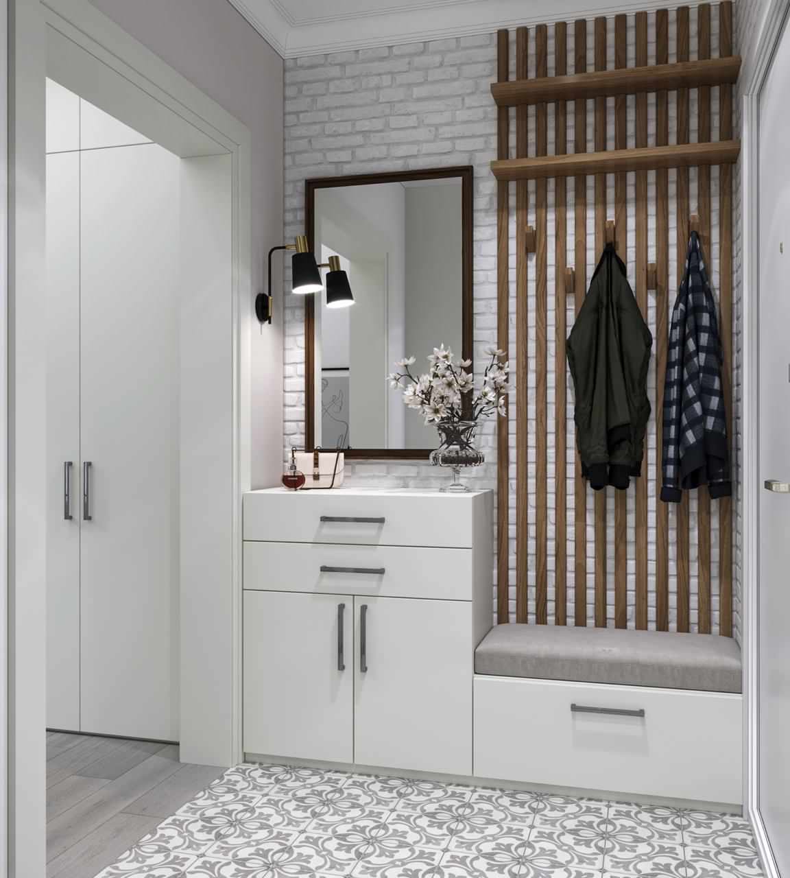 Трехкомнатная квартира в скандинавском стиле