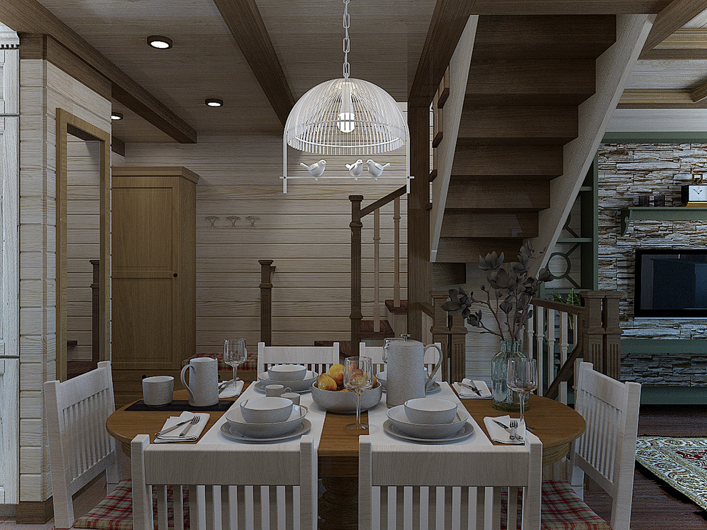 Столовая. Вид на лестницу