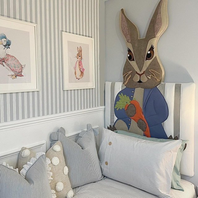 Peter Rabbit Bedroom eclectic-nursery