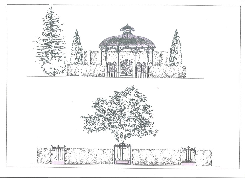 Декор в саду. Наши работы прошлых лет.